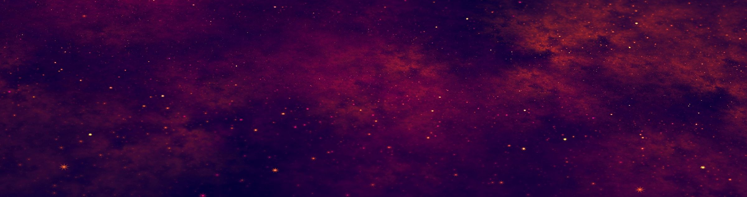 Roter Nebel mit roten Lichtpunkten